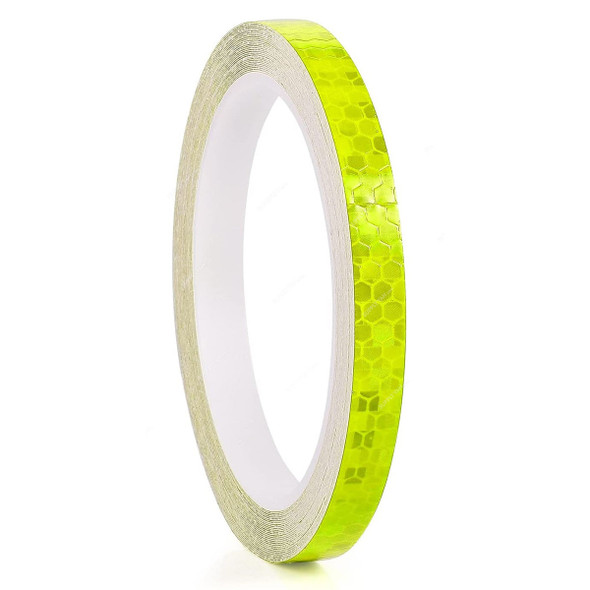 Fluorescent Reflective Tape, 24MM Width x 25 Mtrs Length, Green