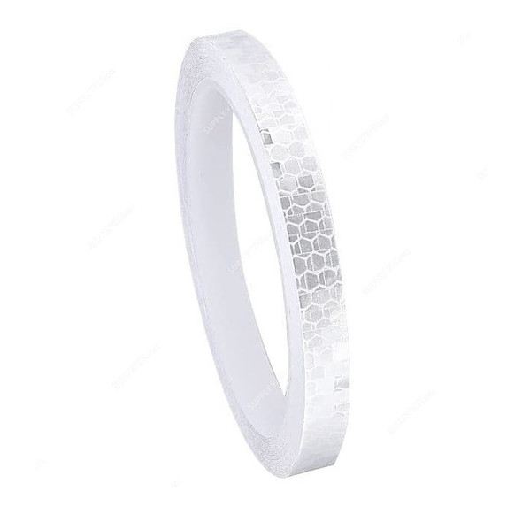Fluorescent Reflective Tape, 24MM Width x 25 Mtrs Length, White