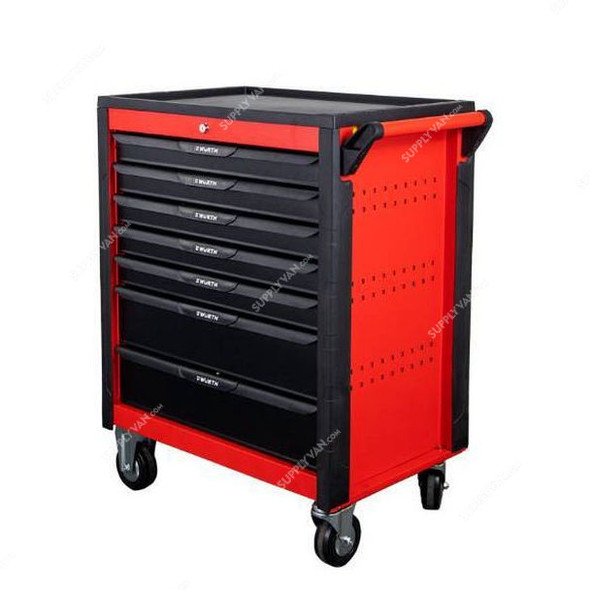 Wurth Empty Tool Workshop Trolley, 1962612078, WE7, 7 Drawers