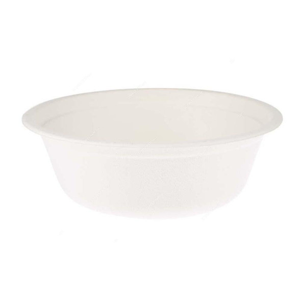 Bio-Degradable Bowl, 12 Oz, White, 500 Pcs/Pack  -    