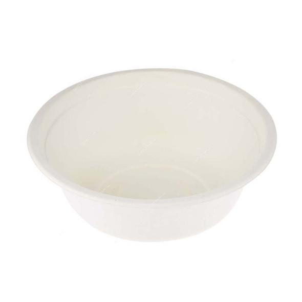 Bio-Degradable Bowl, 32 Oz, White, 200 Pcs/Pack