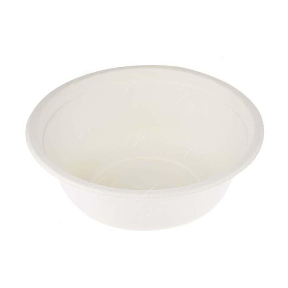 Bio-Degradable Bowl, 32 Oz, White, 200 Pcs/Pack  -    