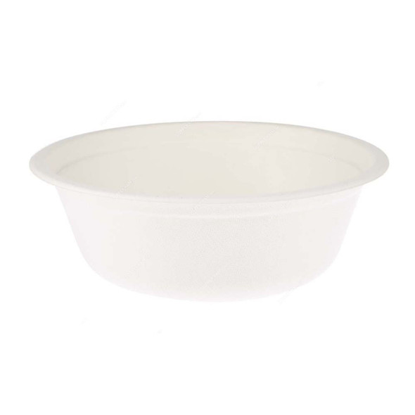 Bio-Degradable Bowl, 18 Oz, White, 200 Pcs/Pack