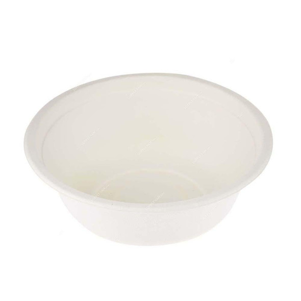 Bio-Degradable Bowl, 18 Oz, White, 200 Pcs/Pack  -    