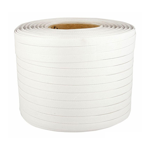 PP Strap Roll, Polypropylene, 15MM Width, 7 Kg, White  -    