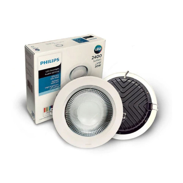 Philips LED Downlight, DN036B, 30W, 2400 LM, 6500K, 8 Inch, Cool Daylight