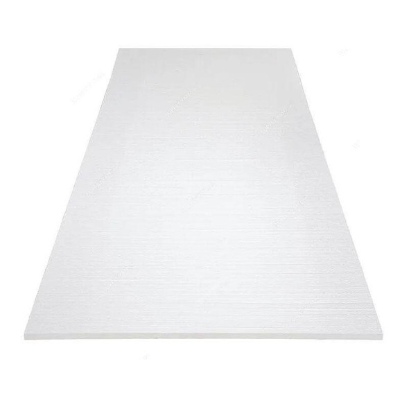 Polyethylene Foam Sheet, 50MM Thk, 1 Mtr Width x 2 Mtrs Length, White  -    