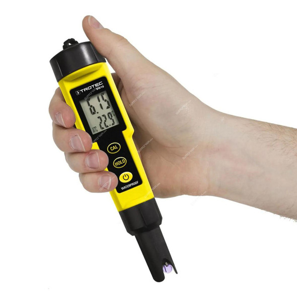 Trotec pH Measuring Device, BW10, LCD, 0 to 14 pH  -    