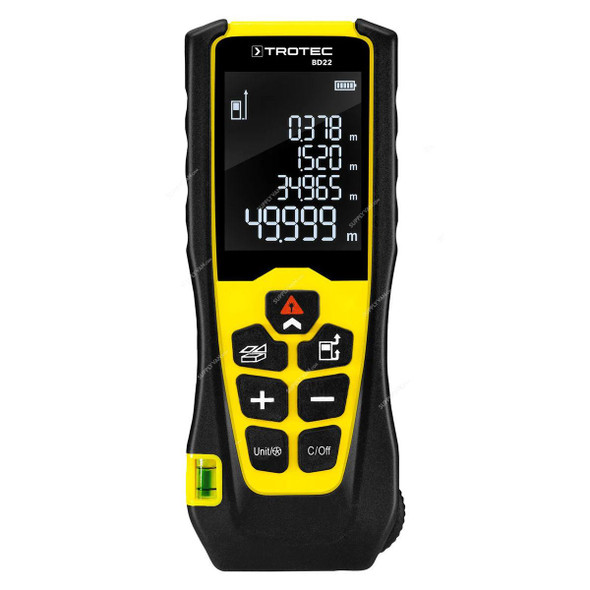 Trotec Laser Distance Meter, BD22, LCD, 0.05 to 50 Mtrs  -    