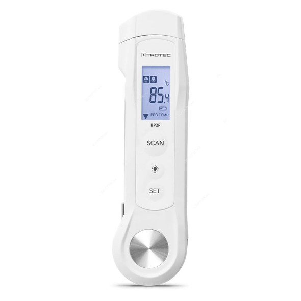 Trotec Infrared Food Thermometer, BP2F, LCD, -40 to 280 Deg.C, 75MM Probe Length