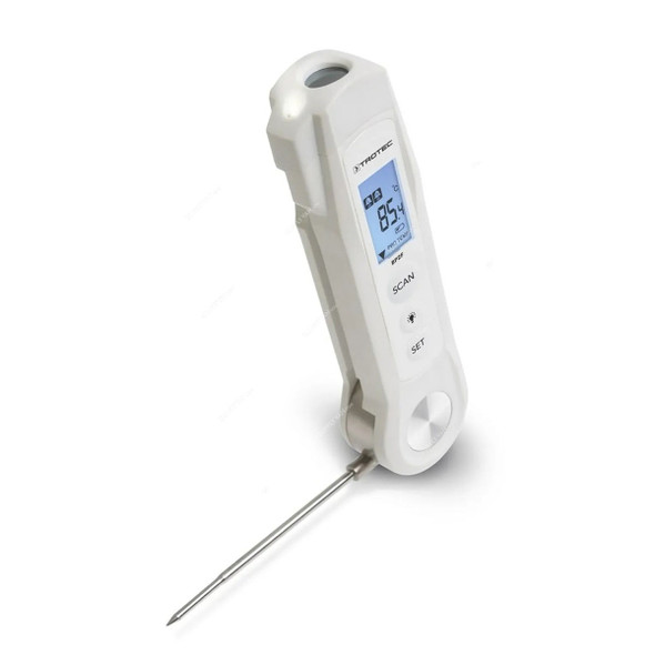 Trotec Infrared Food Thermometer, BP2F, LCD, -40 to 280 Deg.C, 75MM Probe Length