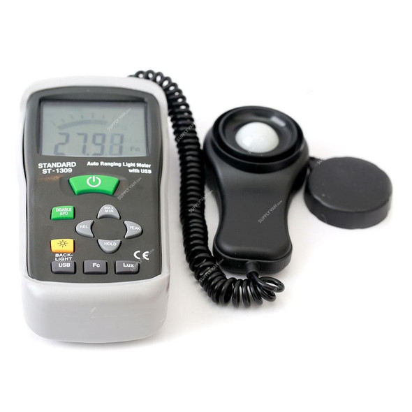 Standard Lux Light Meter With USB Interface, ST-1309, 1.5 Times/sec Measuring Range