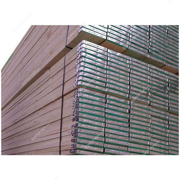 Scaffolding Wooden Board With End Band, 38MM Thk, 225MM Width x 3 Mtrs Length  -    