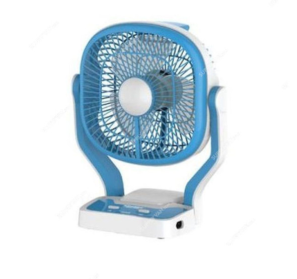 Geepas Rechargeable Mini Fan With Led Torch, GF9619, 3W