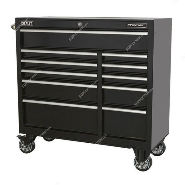 Sealey Heavy Duty Extra Wide Roller Cabinet, PTB105511, 11 Drawers, 1055MM Width x 460MM Depth x 1050MM Height