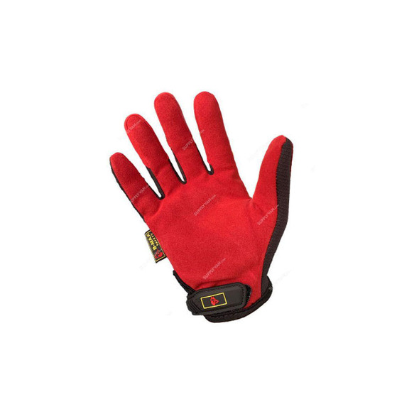 B-Max High Abrasion Resistance Mechanical Gloves, BM2013-A, L, Red/Black  -    