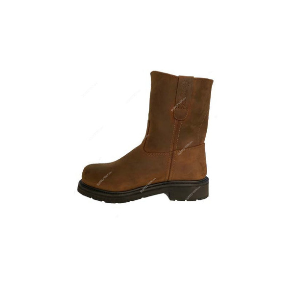 B-Max Rigger Boots, PP8266, Full-Grain Leather, SRC S3, Size43, Brown