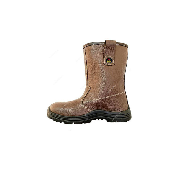B-Max Welder Boots, WB2267, Buffalo Barton Print Leather, SRC S3, Size43, Brown  -    