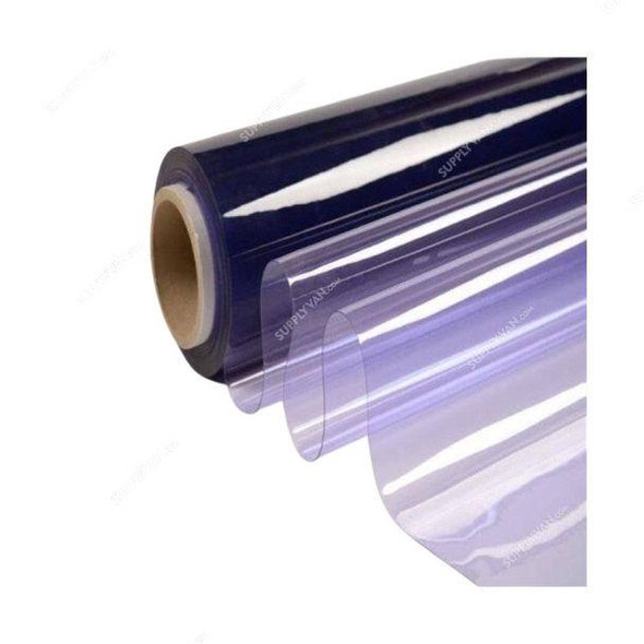 Plastic Sheet, 2MM Thk, 1400MM Width x 10 Mtrs Length, Clear  -    