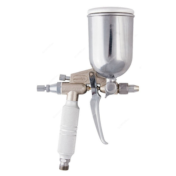 MTX Pneumatic Paint Gun With Upper Tank, 573189, 4 Bar, 1/4 Inch Connection Size, 100ML Tank Capacity