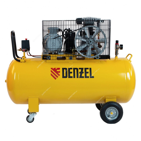 Denzel Belt-Driven Air Compressor, BCI3000-T/200, 3 kW, 200 Ltrs, 10 Bar, 530 L/Min