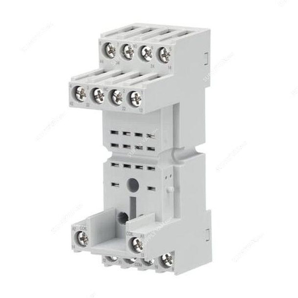 Abb Standard Relay Socket, CR-M4SS, 14 Pins, 250V, 7A  -    