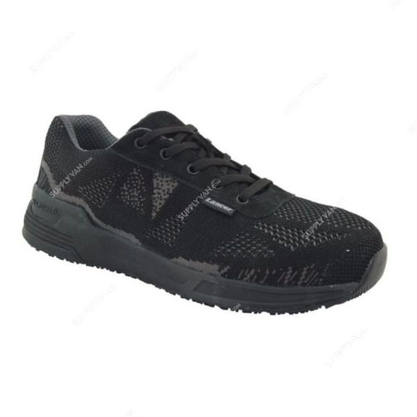 Lancer Low Ankle Safety Shoes, TP-1202, Model X, Flyknit, S1P SRC HRO, Size46, Black