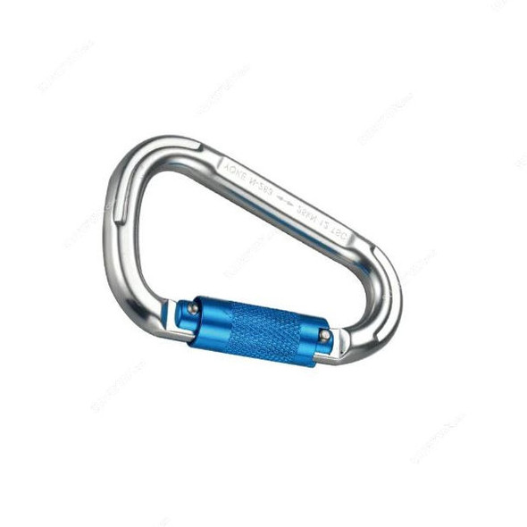 Jech Automatic Mountain Carabiner, JE525030, Aluminium, Silver