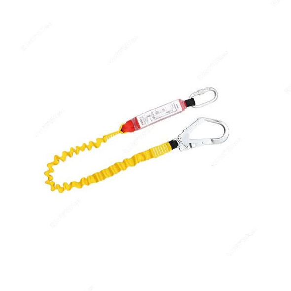 Jech U Shape Elastic Webbing Lanyard, JE311233S, 40MM Width, Yellow