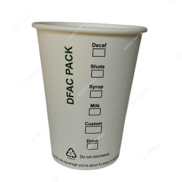 Dfac Pack Heavy Duty Paper Cup, 12 Oz Capacity, 1000 Pcs/Carton  -    