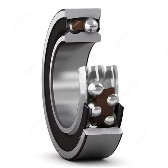 Skf Self-Aligning Ball Bearing, 2205 E-2RS1TN9, 18MM Width, 25MM Bore Dia, 52MM Outer Dia