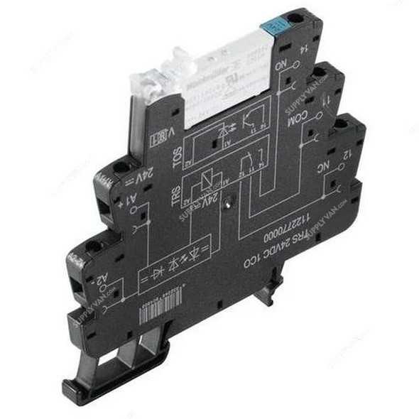 Weidmuller Power Relay Module, 1122770000, Termseries, SPDT, 280mW, 24VDC, 6A, IP20