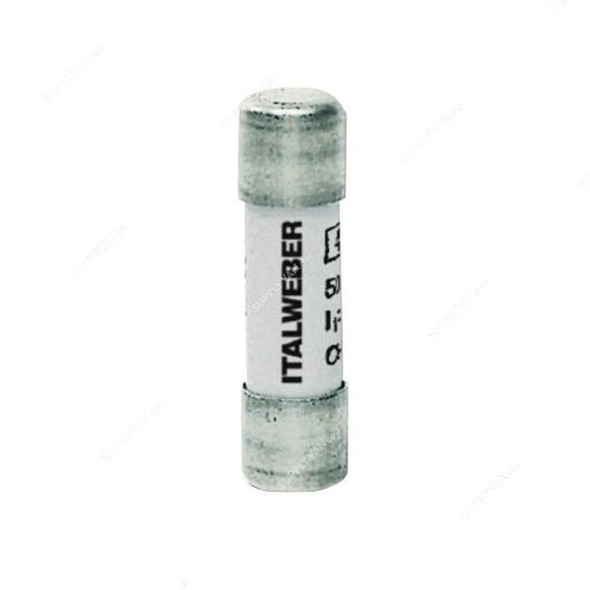 Italweber Cylindrical Fuse, Glass, 2A, 5MM Width x 20MM Length