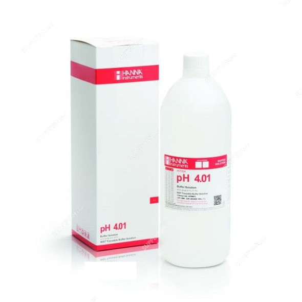 Hanna Standard Calibration Buffer Solution, HI7004L, 4.01 pH, 500ML