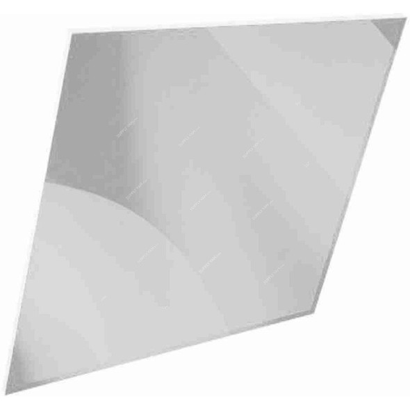 Mirror Acrylic Sheet, 2MM Thk, 400MM Height x 600MM Width, Silver  -    