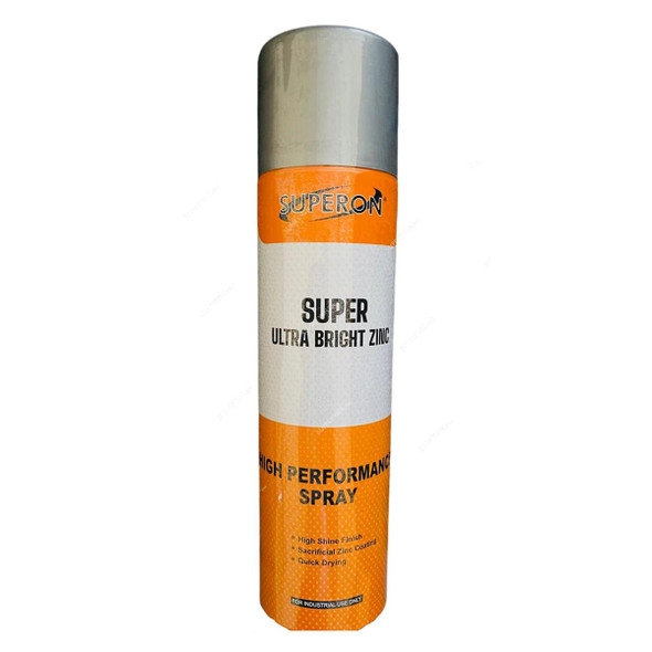 Superon Super Ultra Bright Zinc Spray, 400ML  -    