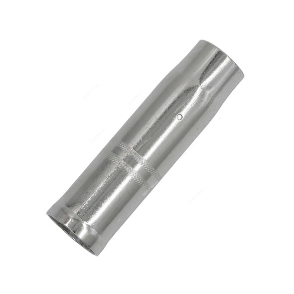 Rns Conical Gas Nozzle, 16MM Inner Dia x 80MM Length, Silver, 5 Pcs/Pack