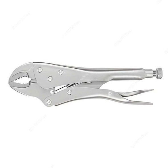 Licota Curved Jaws Wire Cutting Locking Plier, APT-39001C, 10 Inch Length
