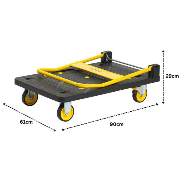 Stanley Folding Platform Trolley, SXWT-PC509, 61CM Width x 90CM Length, 250 Kg Weight Capacity