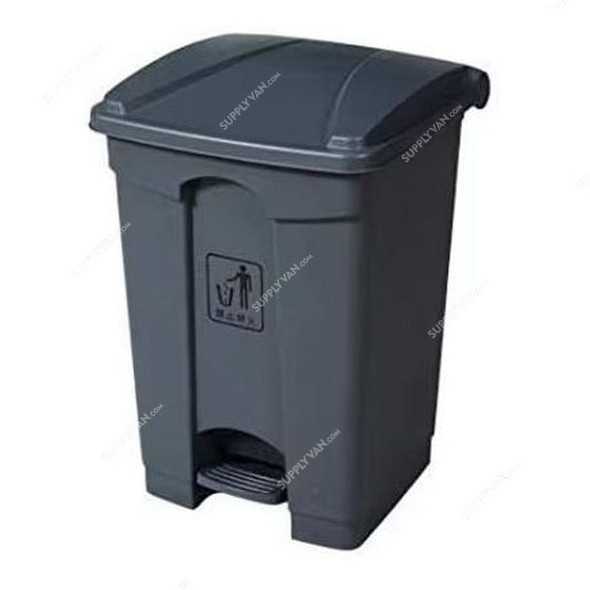 Garbage Bin With Pedal, 45 Ltrs, Grey