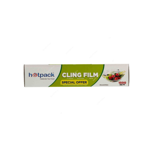 Hotpack Cling Film, 1500 SQ.FT, 45CM Width x 310 Mtrs Length