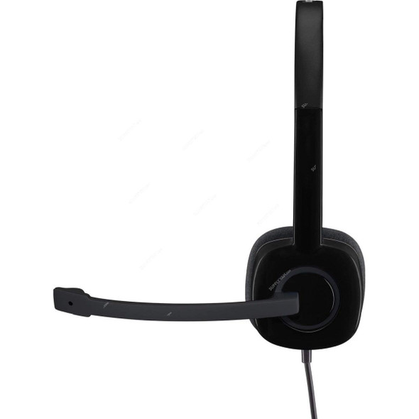 Logitech Wired Stereo Headset, H151, Black