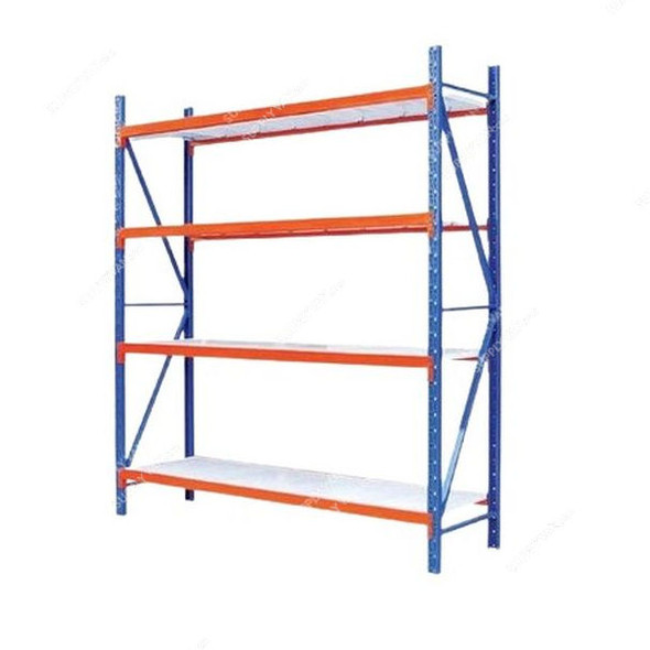 Ast Heavy Duty Racking, 4 Shelves, 4000MM Height x 1200MM Depth x 3000MM Length, 1000 Kg Weight Capacity