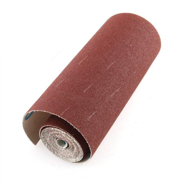 Emery Abrasive Cloth Roll, Grit 80, 100MM Width x 50 Yards Length