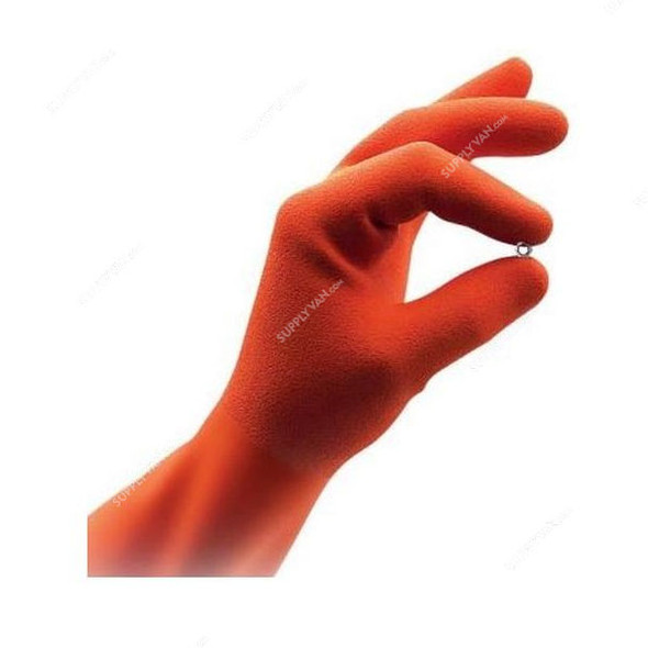 Regeltex Touch-E Insulating Gloves, JFO36-0-09, Natural Rubber, Class 0, Size9, 36CM Length, Orange