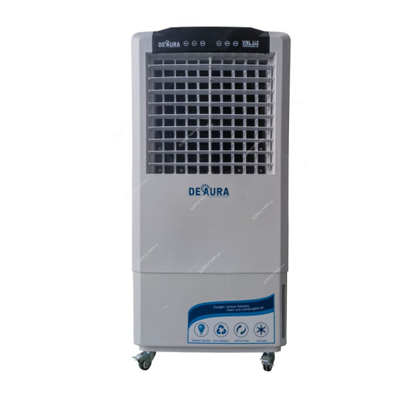 Deaura Evaporative Air Cooler, DA6000A, 180W, 6000 Cu.Mtr/Hr, 40 Ltrs Tank Capacity, White