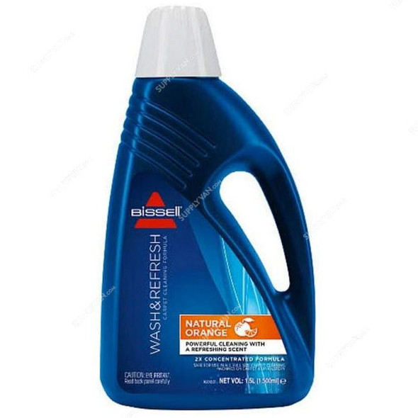 Bissell Wash and Refresh Carpet Cleaner, 1146K, 1.5 Ltrs, Citrus