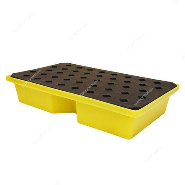 Romold Drip Tray, ST60, 200MM Height x 605MM Width x 1000MM Length, 63 Ltrs Capacity, Yellow