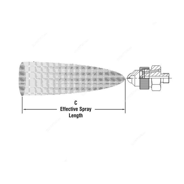 Spraytech CAIA Series Flat Internal Air Atomizing Spray Nozzles