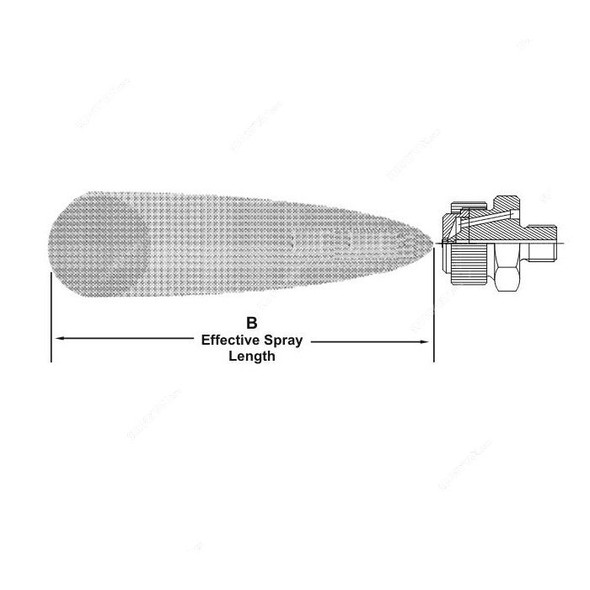 Spraytech DASA Series Full Cone Siphon Air Atomizing Spray Nozzles